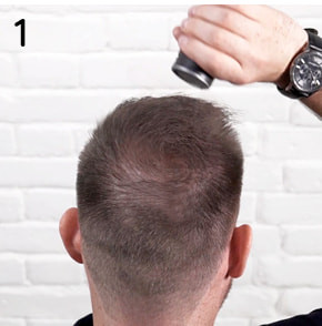 Application facile poudre kératine Nanogen cheveux fins
