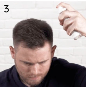 Application facile poudre kératine Nanogen cheveux fins