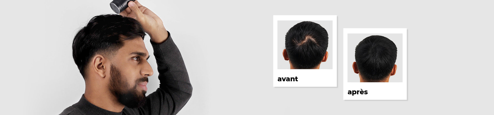Poudre kératine Nanogen camouflage chute de cheveux